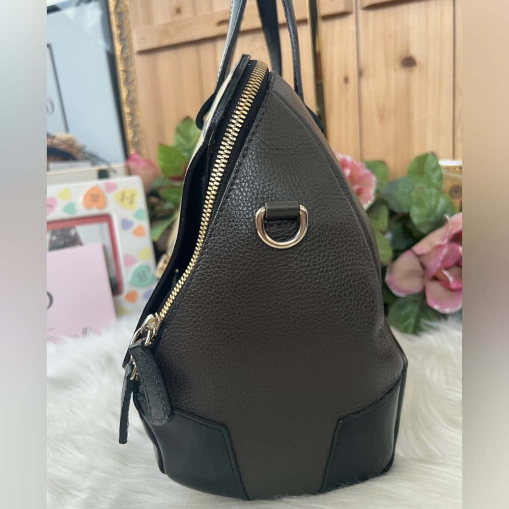 FURLA Zebra Pattern Leather Handbag - Picture 4 of 12